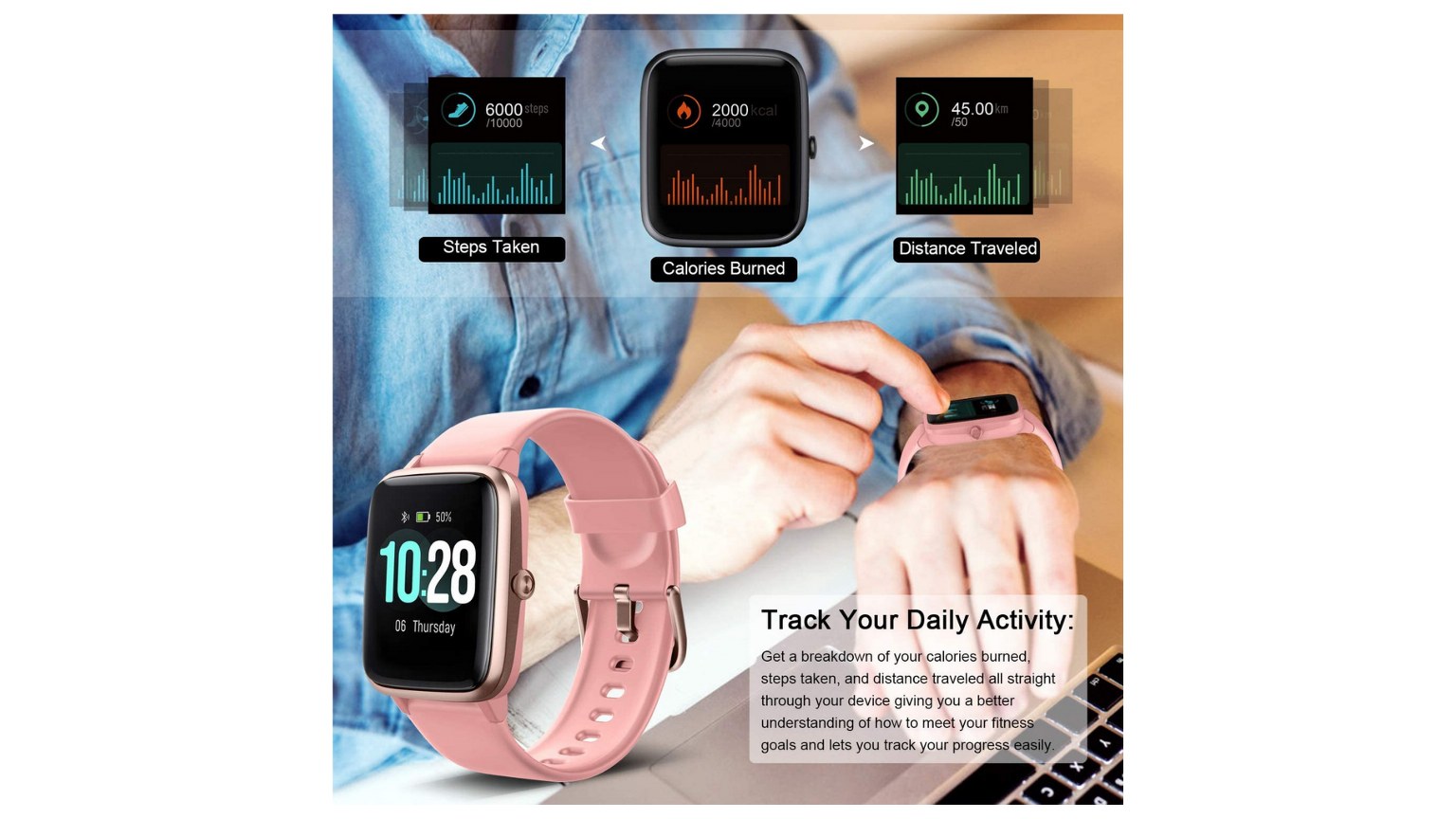 Letsfit Smart Activity Tracker